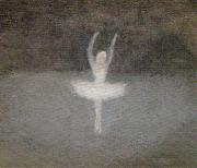 Clarice Beckett Dying Swan china oil painting artist